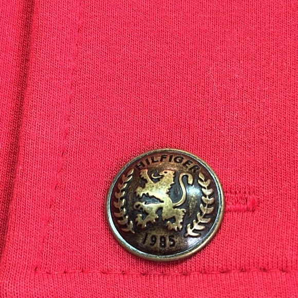 Tommy Hilfiger Women's Casual Band Jacket, Fall Fashion Open Front Blazer Red S - Picture 8 of 8